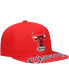 ფოტო #4 პროდუქტის Men's Red Chicago Bulls Hardwood Classics Swingman Pop Snapback Hat