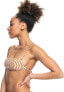 Roxy 281880 Printed Beach Classics Bandeau Bra Bikini Top Women's, Size M