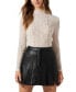 ფოტო #1 პროდუქტის Women's Colleen Mock-Neck Long-Sleeve Top