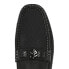 Фото #6 товара Rocawear Moccasin Loafer Men's Black Leather Round Toe Slip-On Dress Shoes 7.5