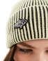 Basic Pleasure Mode sherbert stripe beanie in yellow