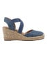 ფოტო #2 პროდუქტის Women's Meza Casual Strappy Espadrille Wedges Sandal