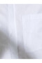 Crop Poplin Gömlek Uzun Kollu Rahat Kesim Düğmeli Cep Detaylı