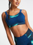 Фото #1 товара Nike Training Icon Clash Alpha Dri-FIT high support sports bra in teal blue