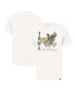 Фото #1 товара Men's Cream Distressed Iowa Hawkeyes Phase Out Throwback Franklin T-shirt