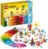 Фото #2 товара LEGO 11029 Classic Party Creative Building Set Building Blocks Box, Family Games to Play Together, Contains 12 Mini Building Blocks: Teddy Bear, Clown, Unicorn, Fun for All Ages 5+