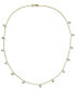 ფოტო #1 პროდუქტის Cultured Freshwater Pearl (3mm) Dangle 18" Statement Necklace in 14k Gold