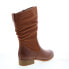 Softwalk Mercer S2055-271 Womens Brown Suede Zipper Casual Dress Boots