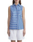 Фото #1 товара Lafayette 148 New York Cotton Striped Sleeveless Shirt Blue Size 2XL