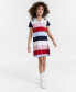 ფოტო #1 პროდუქტის Big Girls Rugby Stripe Dress