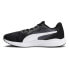 Фото #3 товара Puma Twitch Runner Wide Running Mens Black Sneakers Athletic Shoes 37692501