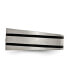 Фото #2 товара Titanium Brushed and Polished Black IP-plated CZ Signet Ring