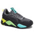 Фото #4 товара Puma RsX Highlighter Lace Up Mens Grey Sneakers Casual Shoes 38471002