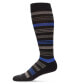 Фото #1 товара Men's Striped Nylon Compression Socks