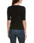 Nanette Nanette Lepore Rib Top Women's Black L