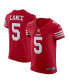 Фото #2 товара Men's Trey Lance Scarlet San Francisco 49ers Vapor Elite Jersey