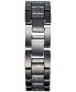 Women's Glitter Black-Tone Bracelet Watch 36mm, Created for Macy's