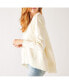 ფოტო #3 პროდუქტის Women's Toujours V-Neck Sweater