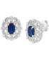 Фото #3 товара Серьги Macy's Milgrain Sapphire