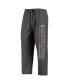 ფოტო #5 პროდუქტის Men's Heathered Charcoal, Purple TCU Horned Frogs Meter T-shirt and Pants Sleep Set