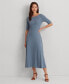 Women's Stretch Cotton Midi Dress