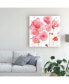 Фото #3 товара Sheila Golden Rose- Pink Parade Canvas Art - 20" x 25"