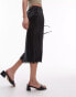 Фото #3 товара Topshop 90's length skirt with knicker waistband and lace trim in black