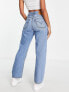 Фото #7 товара Levi's super high rise ribcage straight ankle jean in light wash