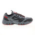 Фото #2 товара Fila Reminder 1JM01263-073 Mens Gray Leather Lace Up Athletic Hiking Shoes