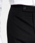 Фото #6 товара Men's Classic-Fit Stretch Black Tuxedo Pants, Created for Macy's