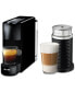 Original Essenza Mini Espresso Machine by Breville, Black with Aeroccino Milk Frother