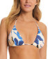 Women's Beaded-Trim Slider Triangle Bikini Top