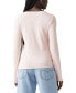 ფოტო #2 პროდუქტის Women's Cotton Lightweight Slub Long-Sleeve Top