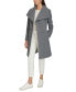 ფოტო #7 პროდუქტის Women's Double-Breasted Belted Coat