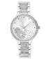 Фото #1 товара Часы и аксессуары I.N.C. International Concepts Женские наручные часы на браслете Silver-Tone 37мм, Созданные для Macy's