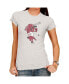 Фото #5 товара Women's Gray Arkansas Razorbacks Tri-Blend T-shirt