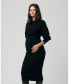 Maternity Sloane Knit Dress Black