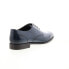 Фото #8 товара Bruno Magli Lugano BM600427 Mens Blue Leather Oxfords Wingtip & Brogue Shoes 9.5
