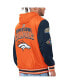 Фото #2 товара Men's Orange, Navy Denver Broncos Commemorative Reversible Full-Zip Jacket