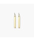 Sanctuary Project by Thin Bar Drop Earrings Gold