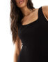 Фото #2 товара ASOS 4505 seamless square neck unitard with inner bra in black