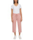 Women's Cropped Drawstring-Waist Pants