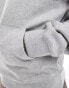 New Look oversized hoodie in grey marl grau, M - фото #4