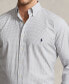 ფოტო #3 პროდუქტის Men's Big & Tall Plaid Stretch Poplin Shirt