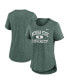 ფოტო #1 პროდუქტის Women's Heather Green Michigan State Spartans Blitz T-Shirt