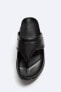 Фото #4 товара Кожаные сандалии с подошвой vibram® ZARA