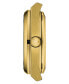 ფოტო #2 პროდუქტის Women's Swiss Automatic PRX Powermatic 80 Gold PVD Stainless Steel Bracelet Watch 35mm
