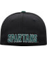 Фото #5 товара Men's Black, Green Michigan State Spartans Two-Tone Reflex Hybrid Tech Flex Hat