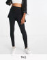 Фото #2 товара ASOS DESIGN Tall high waist skinny fit tailored trousers in black