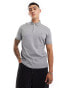 Polo Ralph Lauren icon logo pima cotton polo custom fit in charcoal marl